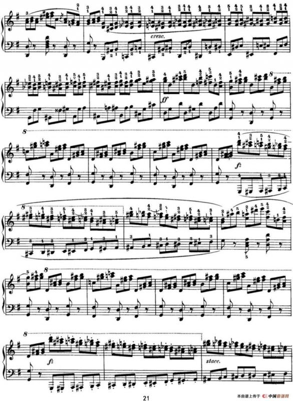 50首车尔尼Op.740钢琴手指灵巧技术练习曲（NO.39）