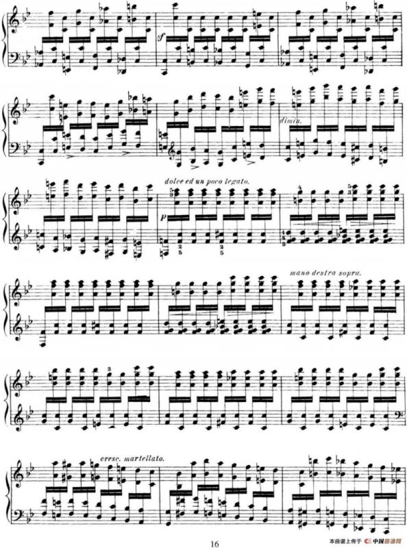 50首车尔尼Op.740钢琴手指灵巧技术练习曲（NO.38）