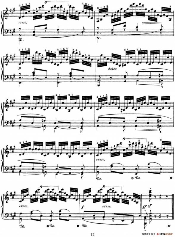 50首车尔尼Op.740钢琴手指灵巧技术练习曲（NO.36）