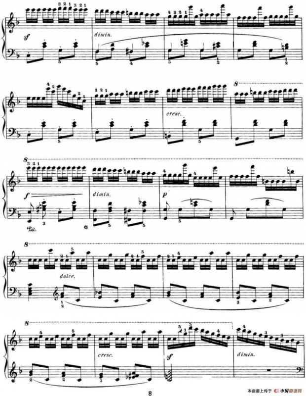 50首车尔尼Op.740钢琴手指灵巧技术练习曲（NO.35）