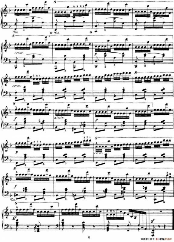 50首车尔尼Op.740钢琴手指灵巧技术练习曲（NO.35）