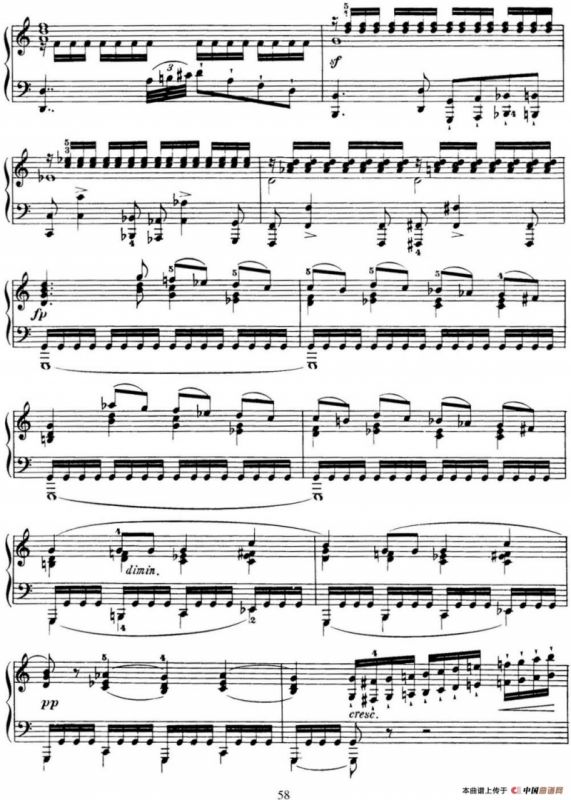 50首车尔尼Op.740钢琴手指灵巧技术练习曲（NO.32）