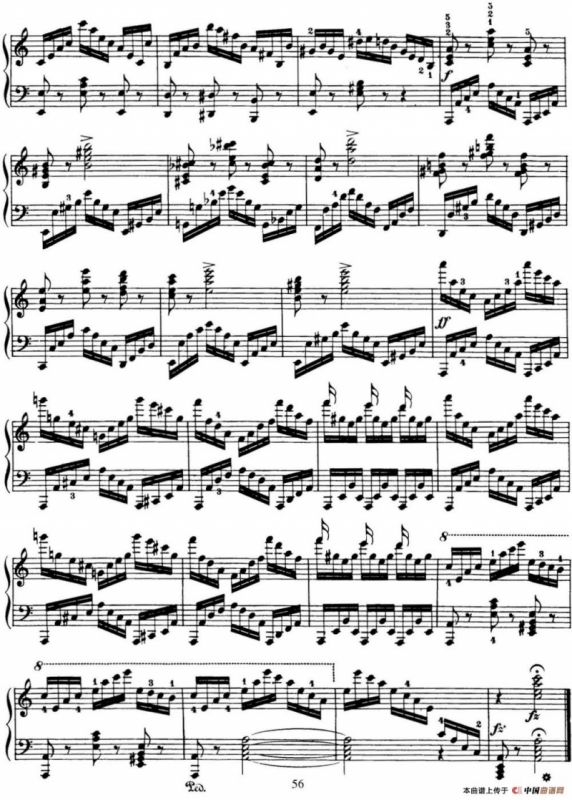 50首车尔尼Op.740钢琴手指灵巧技术练习曲（NO.31）