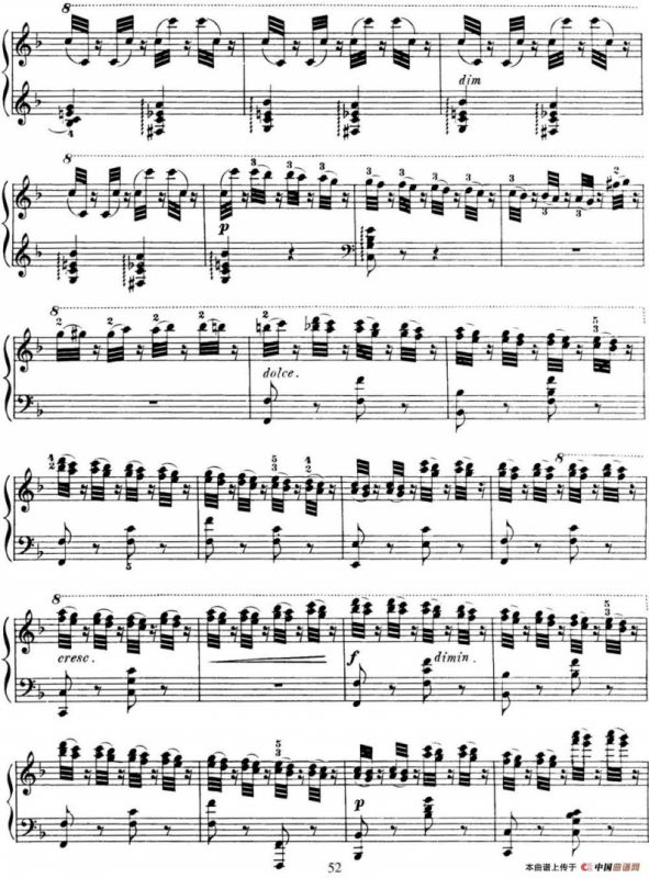 50首车尔尼Op.740钢琴手指灵巧技术练习曲（NO.30）