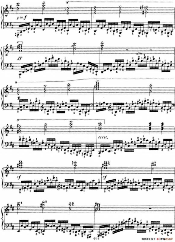 50首车尔尼Op.740钢琴手指灵巧技术练习曲（NO.28）