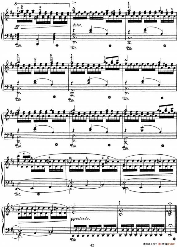 50首车尔尼Op.740钢琴手指灵巧技术练习曲（NO.27）