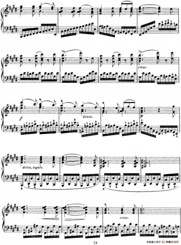 50首车尔尼Op.740钢琴手指灵巧技术练习曲（NO.23）