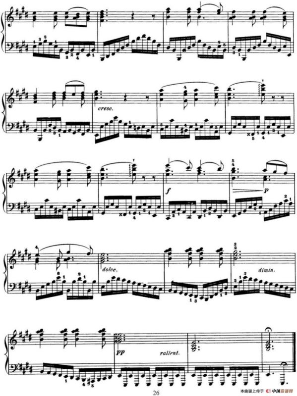 50首车尔尼Op.740钢琴手指灵巧技术练习曲（NO.23）