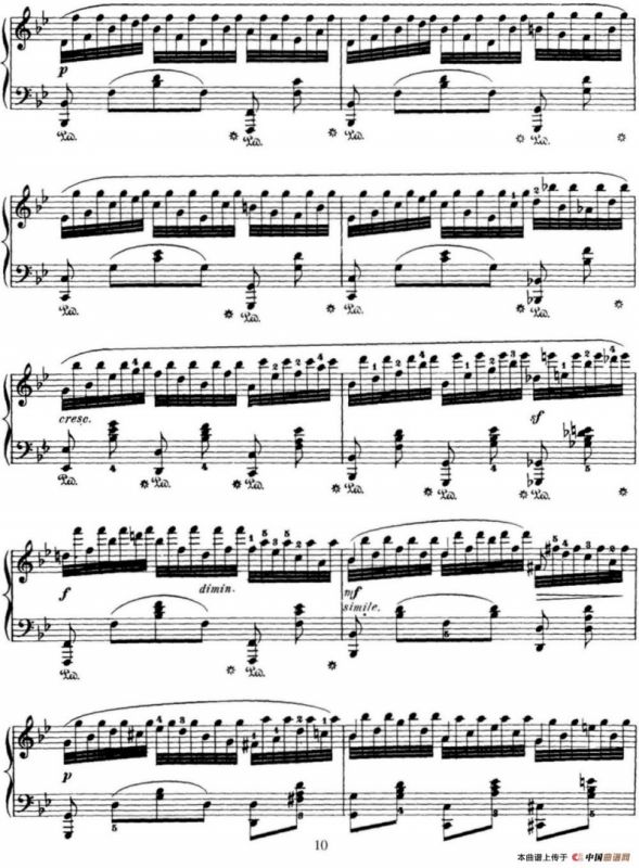 50首车尔尼Op.740钢琴手指灵巧技术练习曲（NO.19）