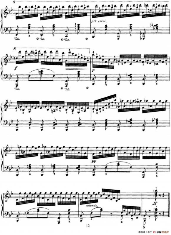 50首车尔尼Op.740钢琴手指灵巧技术练习曲（NO.19）