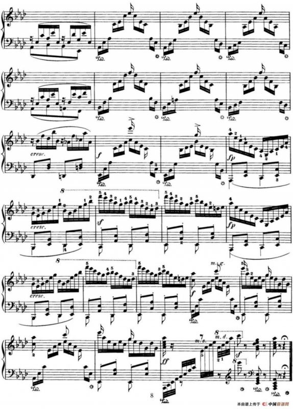 50首车尔尼Op.740钢琴手指灵巧技术练习曲（NO.18）