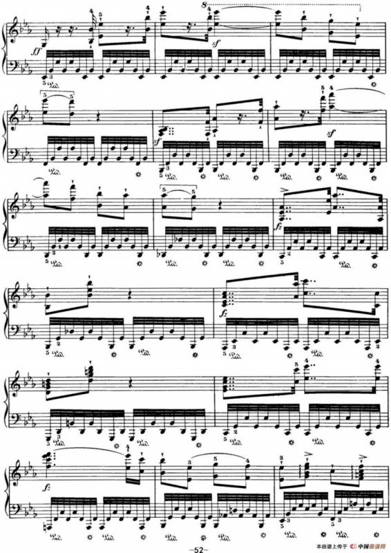 50首车尔尼Op.740钢琴手指灵巧技术练习曲（NO.15）