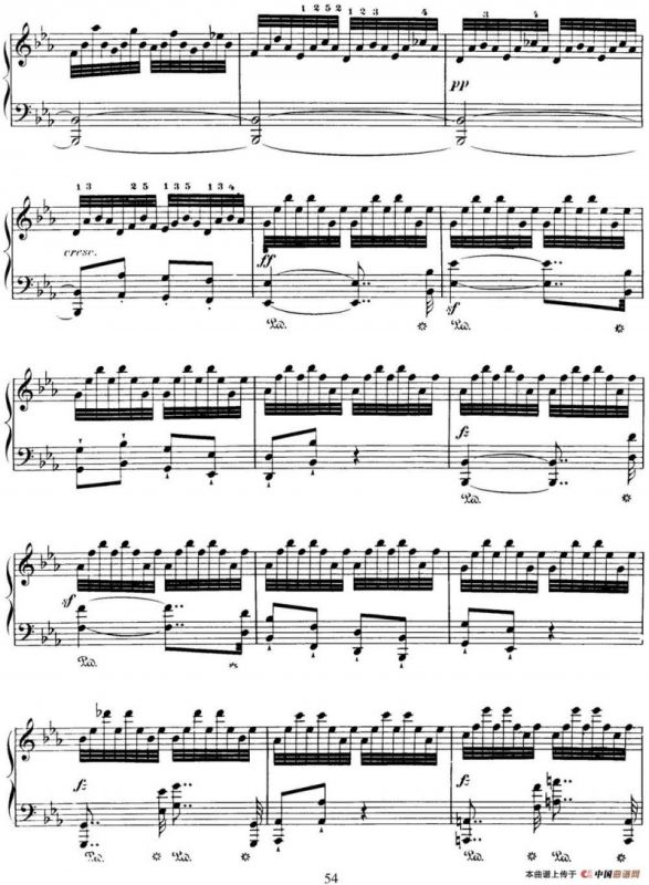 50首车尔尼Op.740钢琴手指灵巧技术练习曲（NO.15）