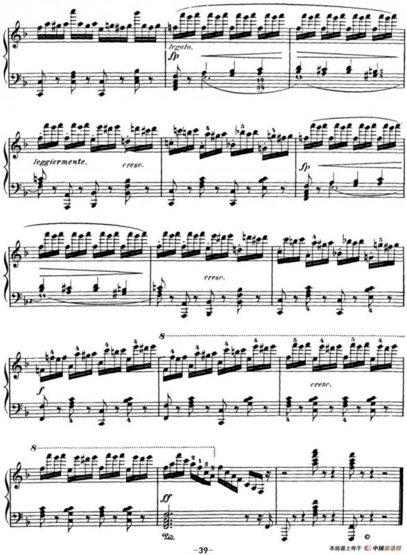 50首车尔尼Op.740钢琴手指灵巧技术练习曲（NO.11）