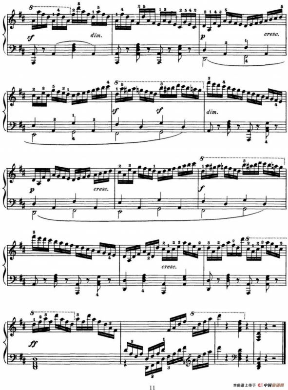 50首车尔尼Op.740钢琴手指灵巧技术练习曲（NO.3）