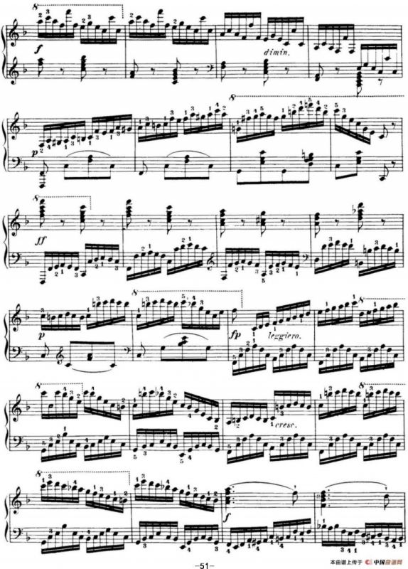 40首车尔尼Op.299钢琴快速练习曲（NO.40）