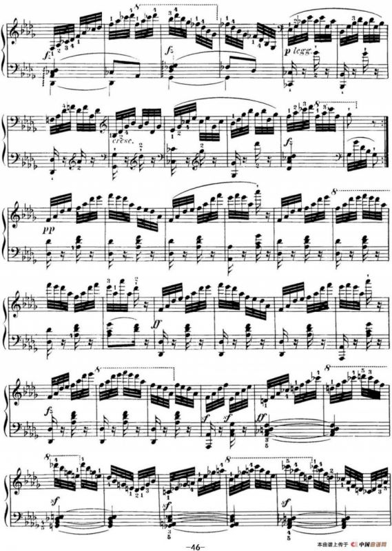 40首车尔尼Op.299钢琴快速练习曲（NO.39）