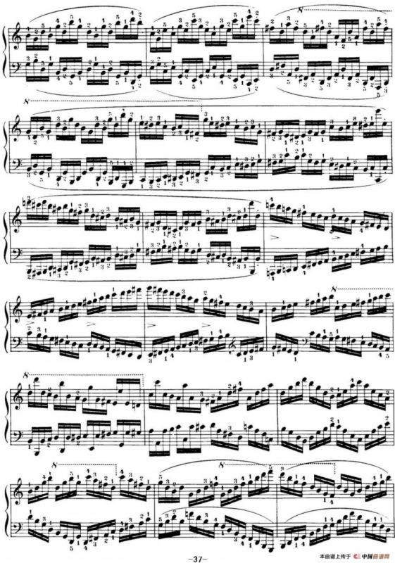 40首车尔尼Op.299钢琴快速练习曲（NO.36）