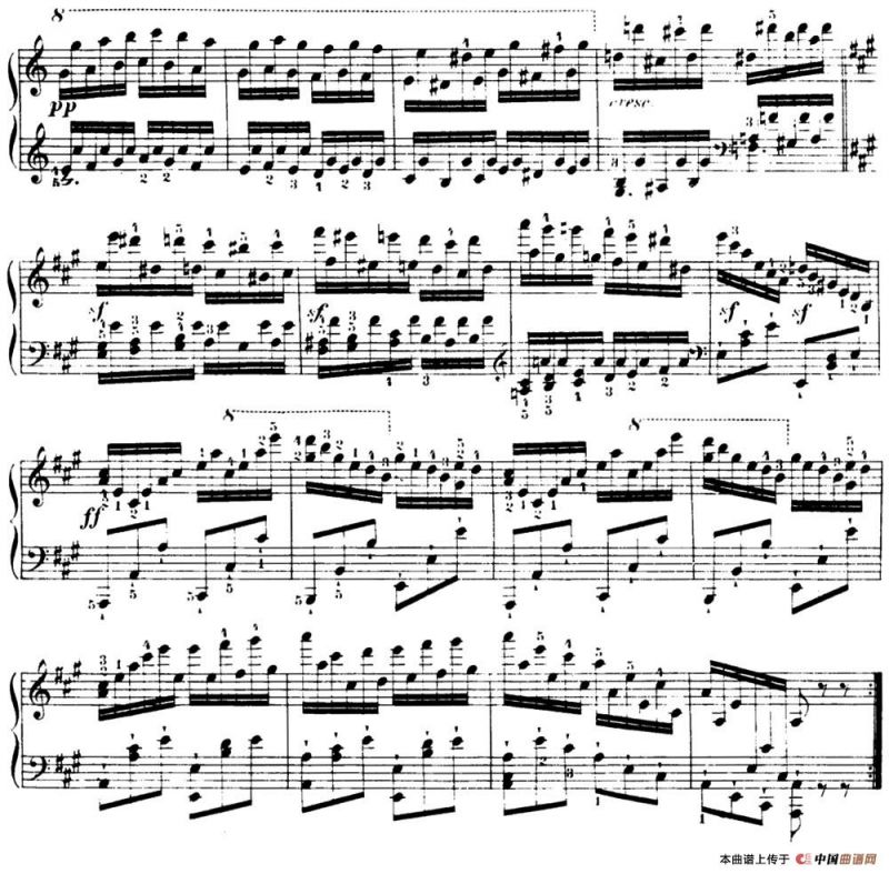 40首车尔尼Op.299钢琴快速练习曲（NO.35）