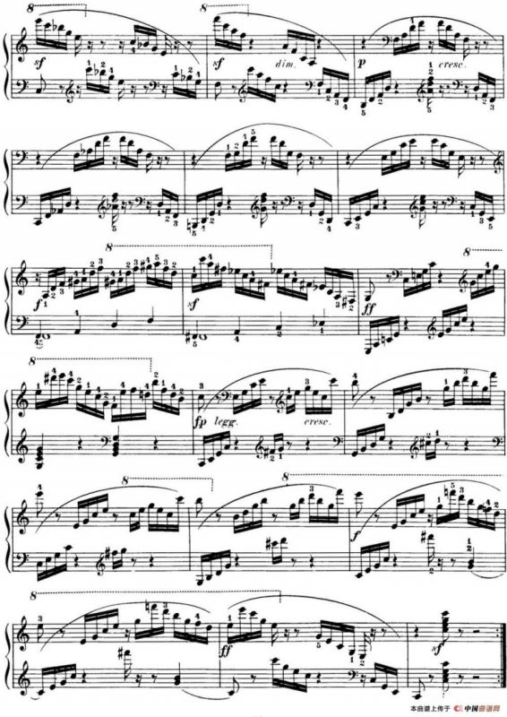 40首车尔尼Op.299钢琴快速练习曲（NO.32）