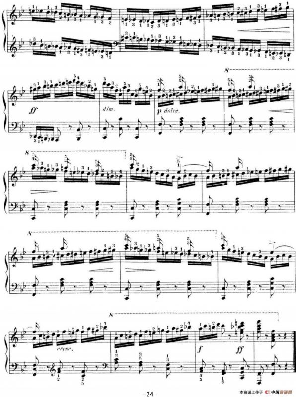 40首车尔尼Op.299钢琴快速练习曲（NO.31）