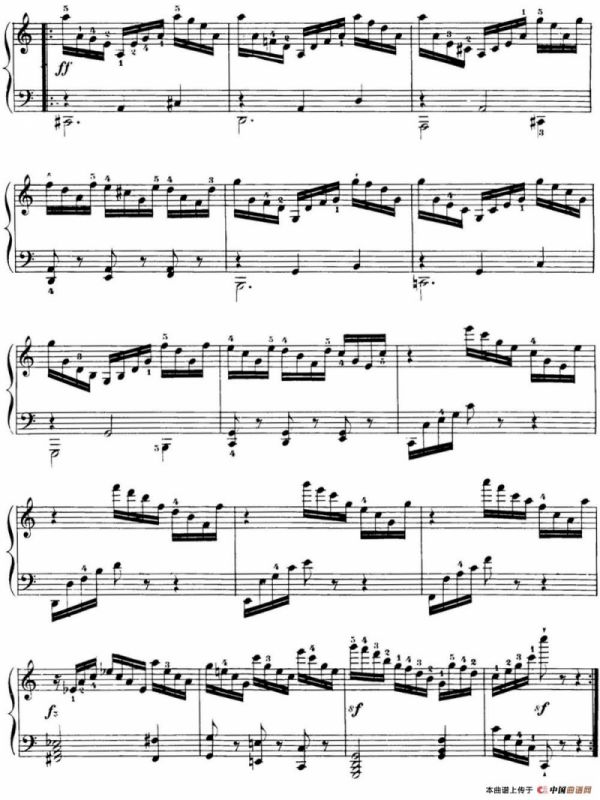 40首车尔尼Op.299钢琴快速练习曲（NO.30）