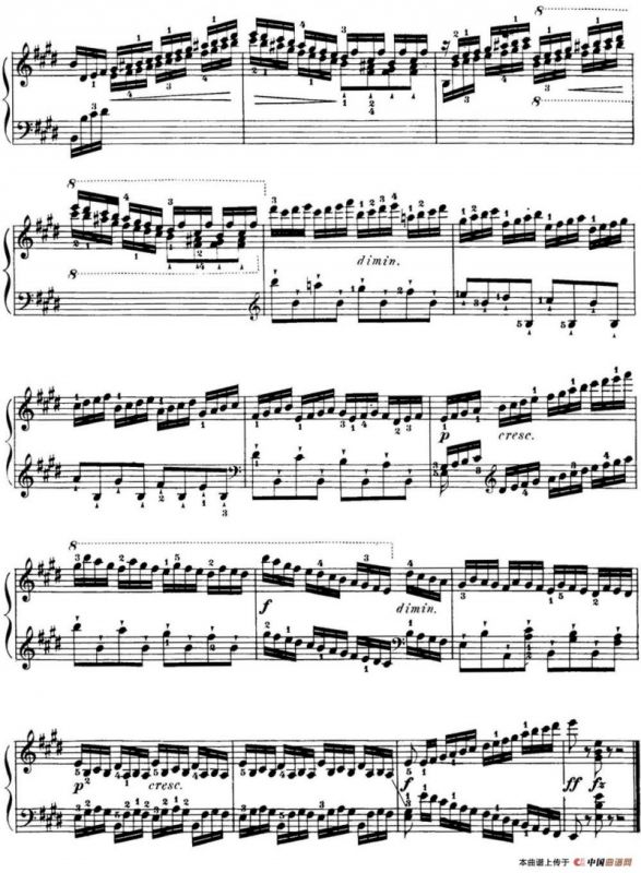 40首车尔尼Op.299钢琴快速练习曲（NO.29）