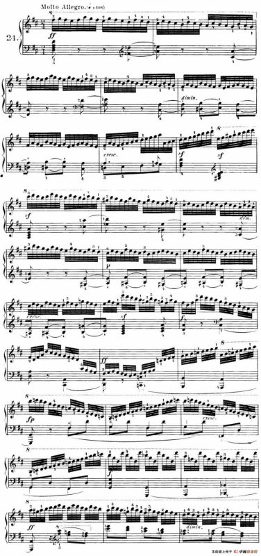 40首车尔尼Op.299钢琴快速练习曲（NO.24）