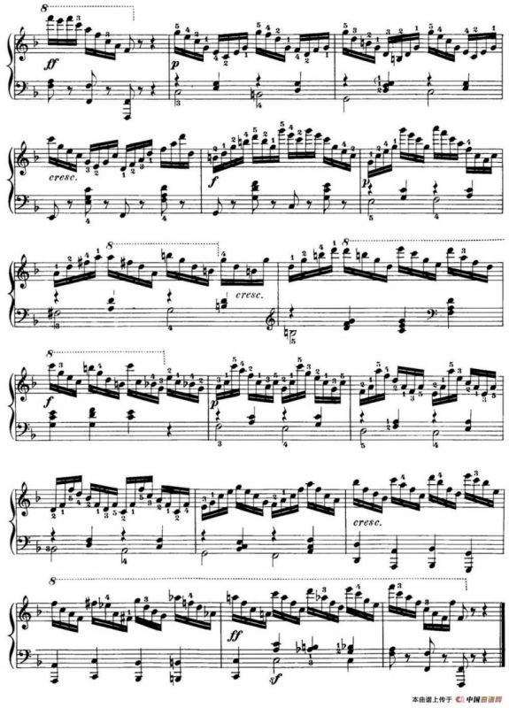 40首车尔尼Op.299钢琴快速练习曲（NO.19）