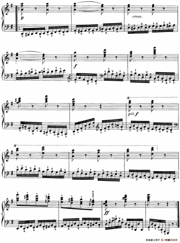 40首车尔尼Op.299钢琴快速练习曲（NO.18）