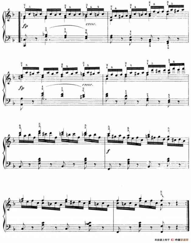 40首车尔尼Op.299钢琴快速练习曲（NO.17）