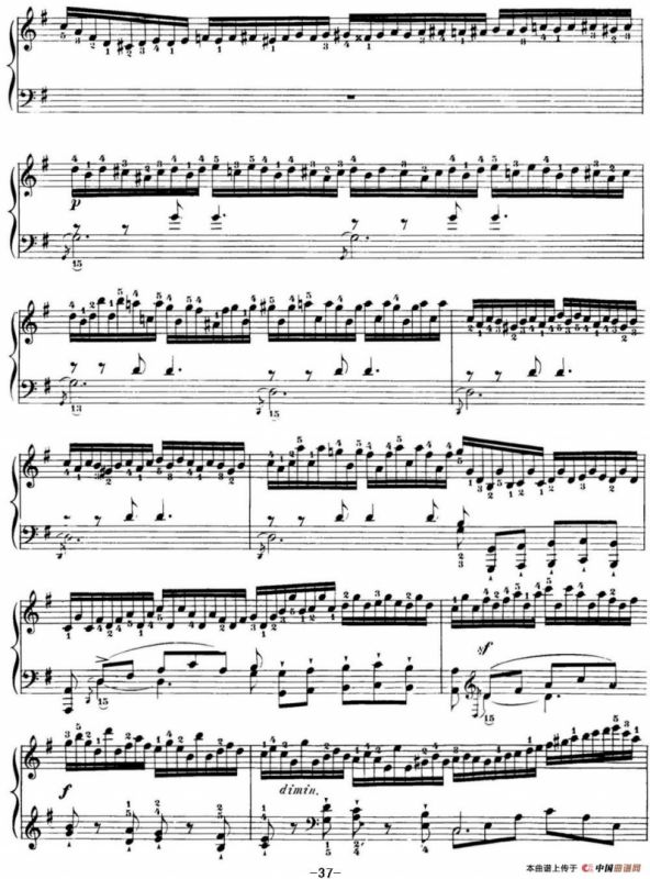 40首车尔尼Op.299钢琴快速练习曲（NO.16）