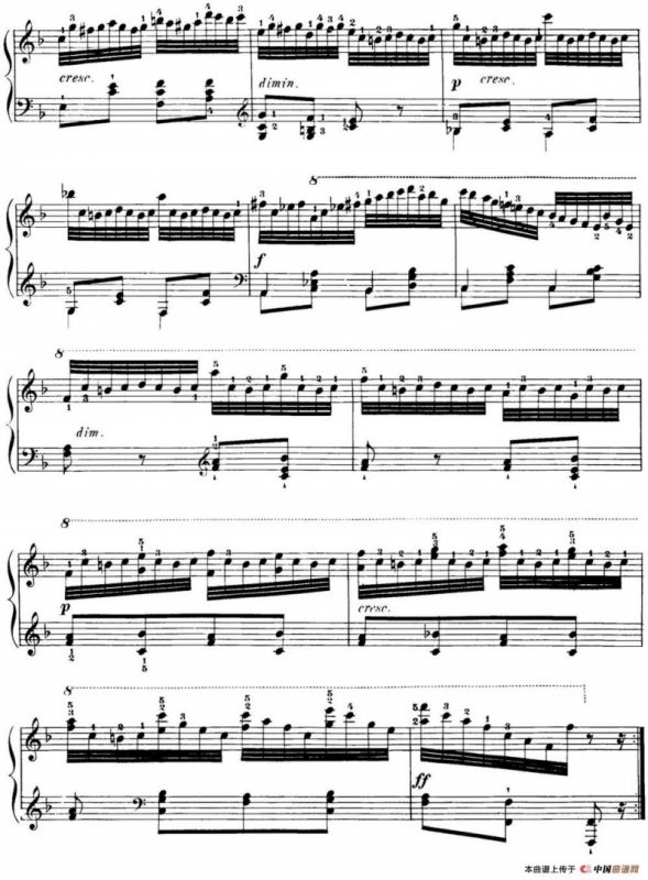 40首车尔尼Op.299钢琴快速练习曲（NO.14）