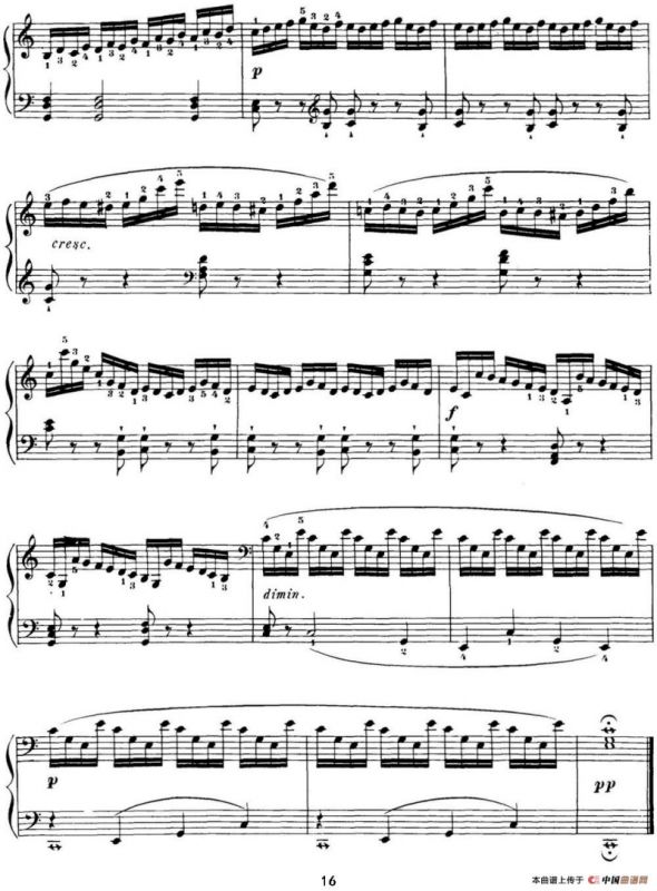 40首车尔尼Op.299钢琴快速练习曲（NO.8）