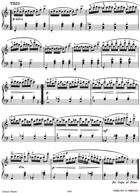 25首车尔尼Op.748练习曲（NO.25）