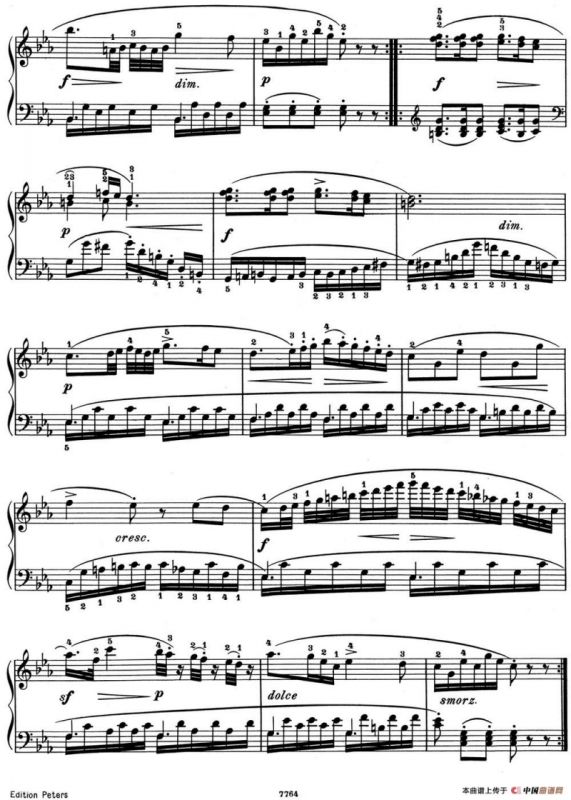 25首车尔尼Op.748练习曲（NO.22）