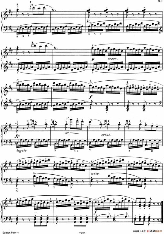 25首车尔尼Op.748练习曲（NO.13）