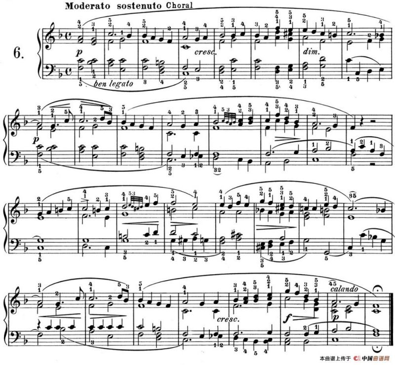 25首车尔尼Op.748练习曲（NO.6）