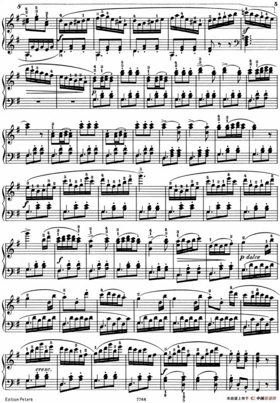 25首车尔尼Op.748练习曲（NO.2）