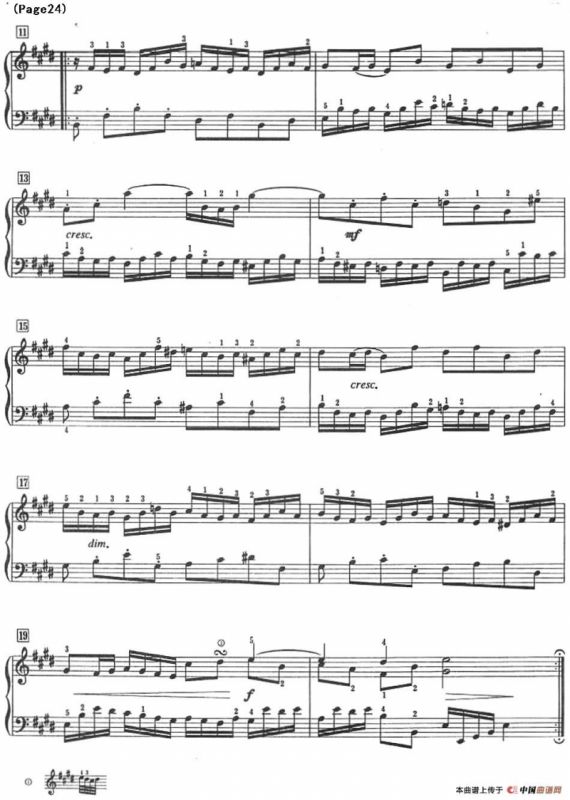 巴赫小前奏曲（NO.17-NO.18）