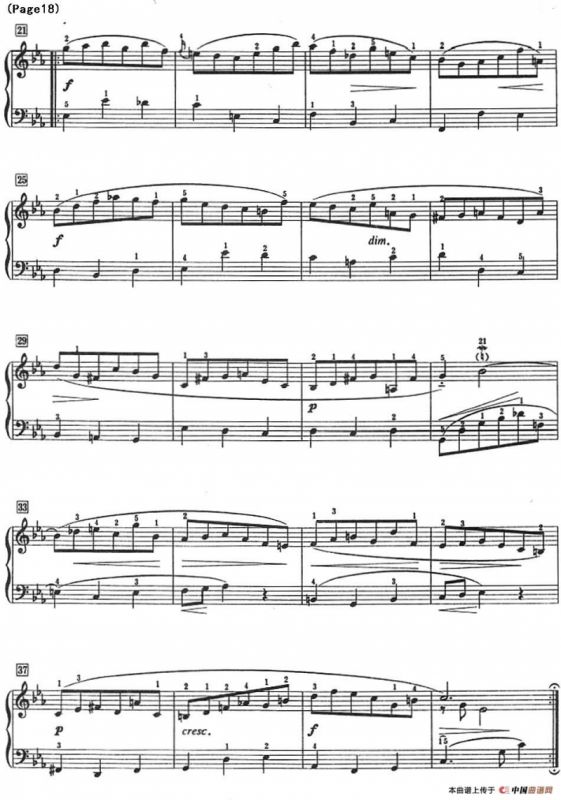 巴赫小前奏曲（NO.13-NO.16）