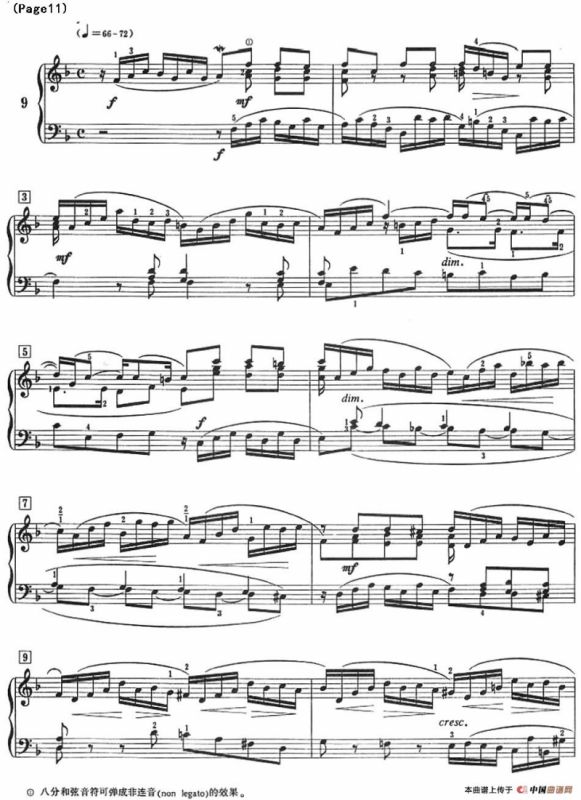 巴赫小前奏曲（NO.9-NO.12）