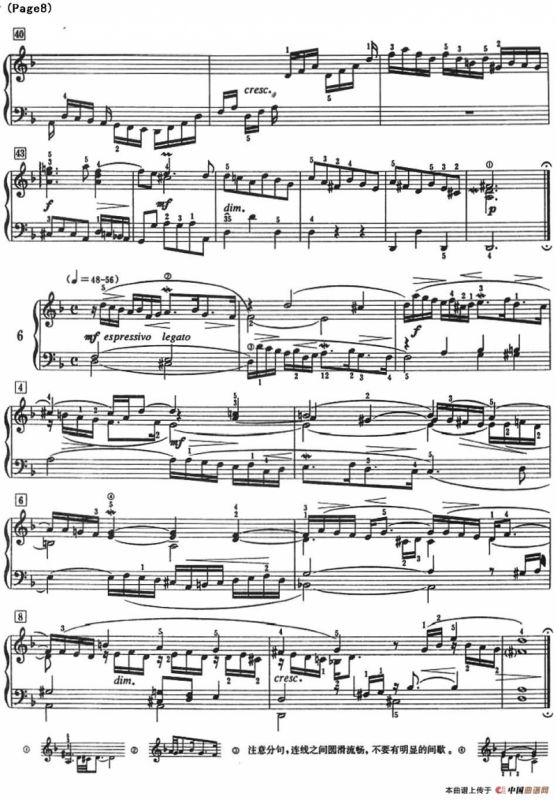 巴赫小前奏曲（NO.5-NO.8）