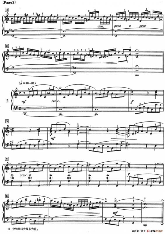 巴赫小前奏曲（NO.1-NO.4）