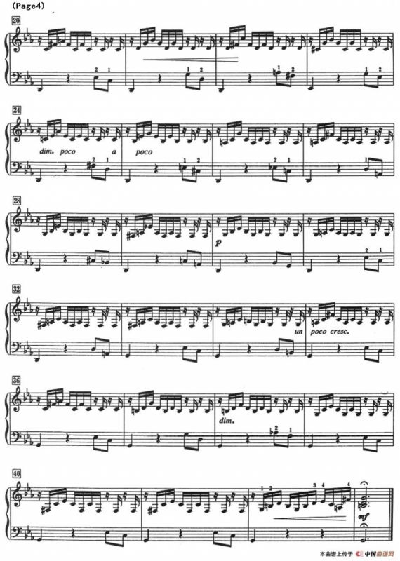 巴赫小前奏曲（NO.1-NO.4）