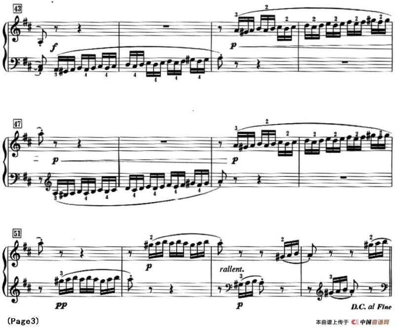 50首莱蒙钢琴练习曲 作品37（NO.48）