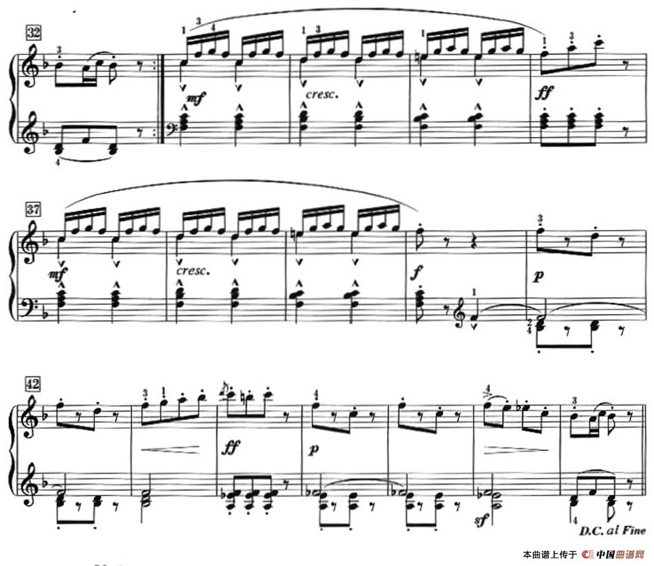 50首莱蒙钢琴练习曲 作品37（NO.29）