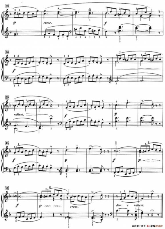 50首莱蒙钢琴练习曲 作品37（NO.19）