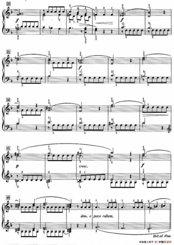 50首莱蒙钢琴练习曲 作品37（NO.18）