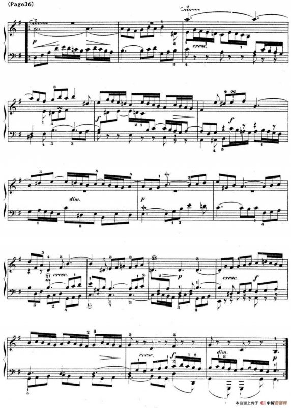 哥德堡变奏曲 巴赫 Goldberg Variationen BWV988
